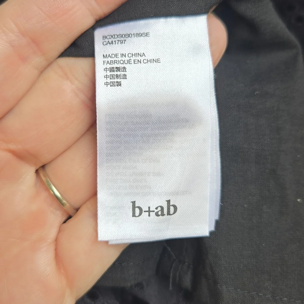 b+ab Black Lace Eyelet Dress - Picture 8 of 9